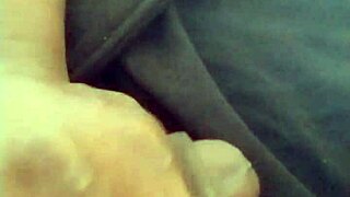 i just got home from work and started fantasizing about my girlfriend wife with slow motion masturbation leading to wet cum in the garage