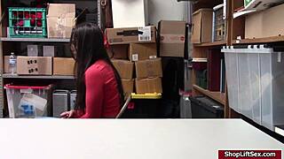 Caught Shoplifting? Lilly Hall Gets Pussy Fucked!