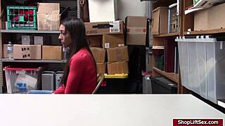 Caught Shoplifting? Lilly Hall Gets Pussy Fucked!