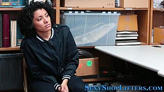 Caught thief offers head and more