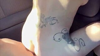 Busty petite hooker takes it hard in public and pleads for my cum on her face