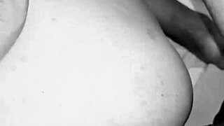 the colombian amateur gets her big ass fucked by a monster cock in black and white