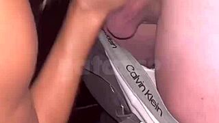 Wife Gives To Well-Endowed Man In Swing Cabin In Front Of Cuckold Husband