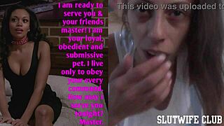 I force skinny blonde Candie Cross to read nasty texts during brutal doggystyle pounding