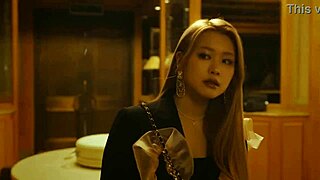 Naughty hotel mistress guzzles big black intruder's sticky load