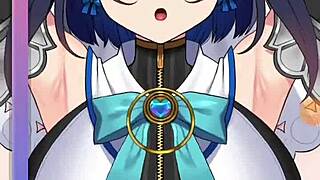 intense titty fuck and blowjob scenes with big tits cumshot in ouro player game