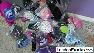 Emotional lesbian fucking between London Keyes and Mia, exploring each other's bodies passionately.