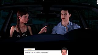 Redhead rides shaved pussy to creampie climax on christmas