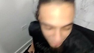 stepsister argues with stepbrother over smoking then strokes his dick and fucks him amateur