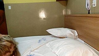 She stared at him, the sexy latina pornstar in public with the machine