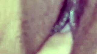 Damn, fingering her tight hole before banging my girlfriend hard!