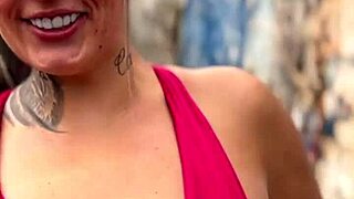 Feeling Excited By The Slutty Whore Offering A Mysterious Blowjob On The Street