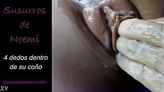 Four Fingers Deep in Pussy for Intense Orgasm!