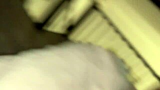 horny blonde slut delivers a dripping wet blowjob to her boyfriend. she gags hard on his huge cock.