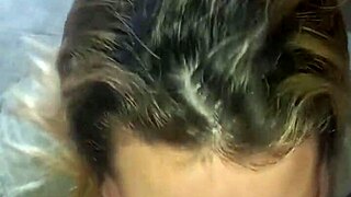 latina slut gives morning blowjob to black lover's cock