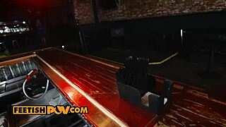 Alexa Grace nails hardcore job interview with kinky feet fetish. Blonde bent over for wild doggystyle.