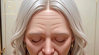 Hot Gilf Gives POV Blowjob in Changing Room?