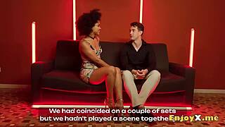 brunette's kitchen fantasy turns gonzo 😈