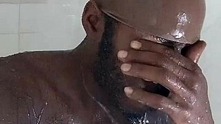 wet brunette cutie teases in homemade solo clip