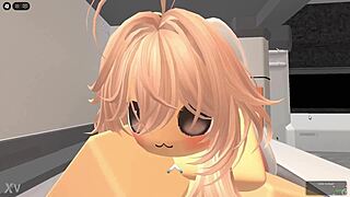 blonde fucks stranger in bed