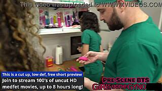 Mara Luv's stimulating exam.