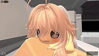 blonde fucks stranger in bed