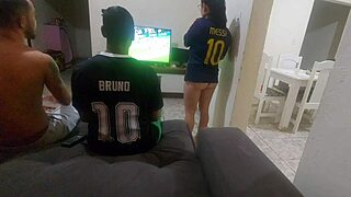 Had to sleep with my husband’s friend over a bet, got turned on, ended up doing DP with both