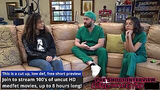 Mara Luv's stimulating exam.