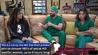 Mara Luv's stimulating exam.