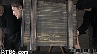 bdsm couple engages in ball licking and sucking in hardcore missionary position!