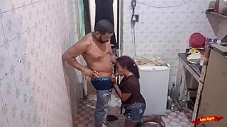 Latina Maid Gets Her Ass Fucked Anal Style!