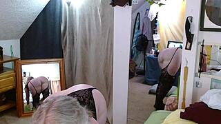 modeling bodystockings then eat me when i cum