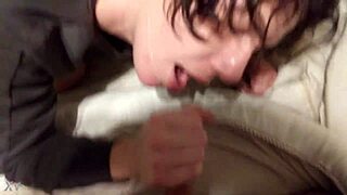 A Couple Enjoys an Intimate Moment with Cum on Her Face