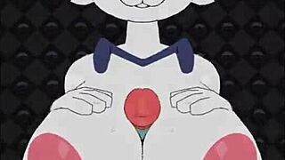 female cinderace - beatbanger titty fuck and cum on big tits