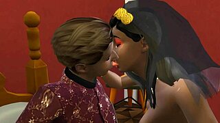 Indian virgin's first night pussy fucking!