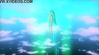 I's Hatsune Miku in nude cat costume