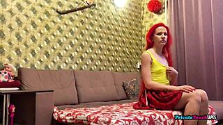 Loving Russian Couple's Homemade Sex in Mother Russia 😍