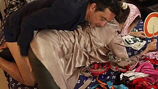Yo, check this french amateur in satin lingerie getting nasty with rimming and doggystyle pov action!