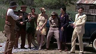 bobbi starr and girls in outdoor orgy, bent over for doggystyle