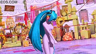 Hatsune Miku's Nude Body in Patchwork Staccato Mod