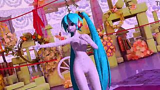 Hatsune Miku's Nude Body in Patchwork Staccato Mod