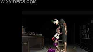 Intense super deepthroat blowjob with big cock in mouth for long time. Girl gags on huge dick.