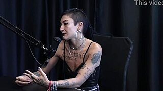 Teen 18+ Tattoo Babe Caroleta Roots Gives Hardcore Public Handjob on Sheer Red
