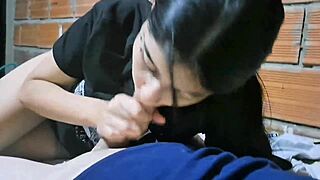 my neighbor sent a hot video showing off her real homemade assets