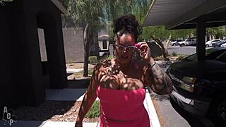 the milf somali rose fucks gibby the clown in interracial scene