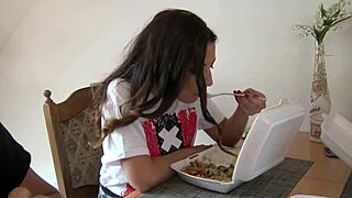 Spend the day with hot Leon Lambert girls enjoying wedgies in short miniskirts and sexy lingerie try-ons backstage