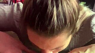 Beautiful day for blonde slut blowjob with happy ending?