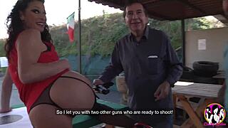 Wow! Brunette Slut Craves Anal Sex With Two Guys!