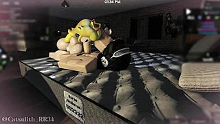 Peach offers me head in the other castle sex with a follower 20