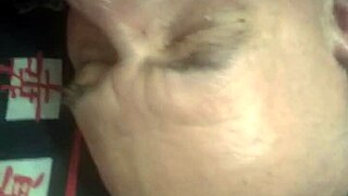 Amateur senior couple in 69 pose licking and sucking